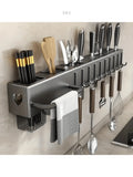 Magnetic Wall tool Holder Premium Stainless Steel Kitchen Organizer Rack