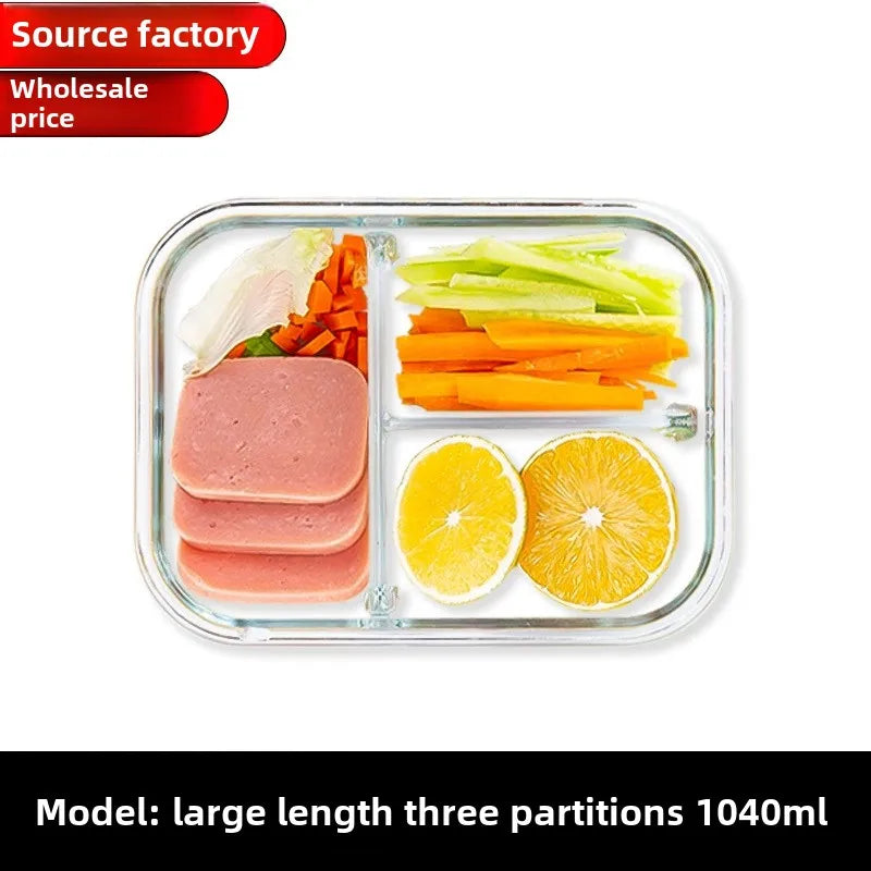 Prepora FreshLock Glass Meal Prep Container – Airtight Leakproof Lunch Box