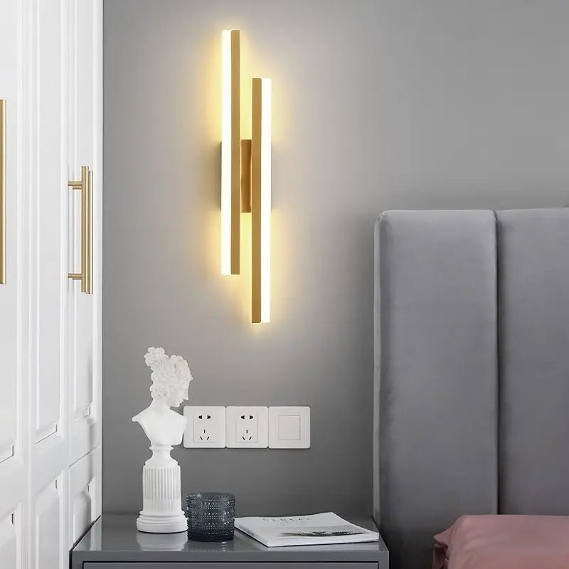 Modern LED Wall Lamp Minimalist Acrylic Wall Sconce Lighting for Living Room, Bedroom & Hallway