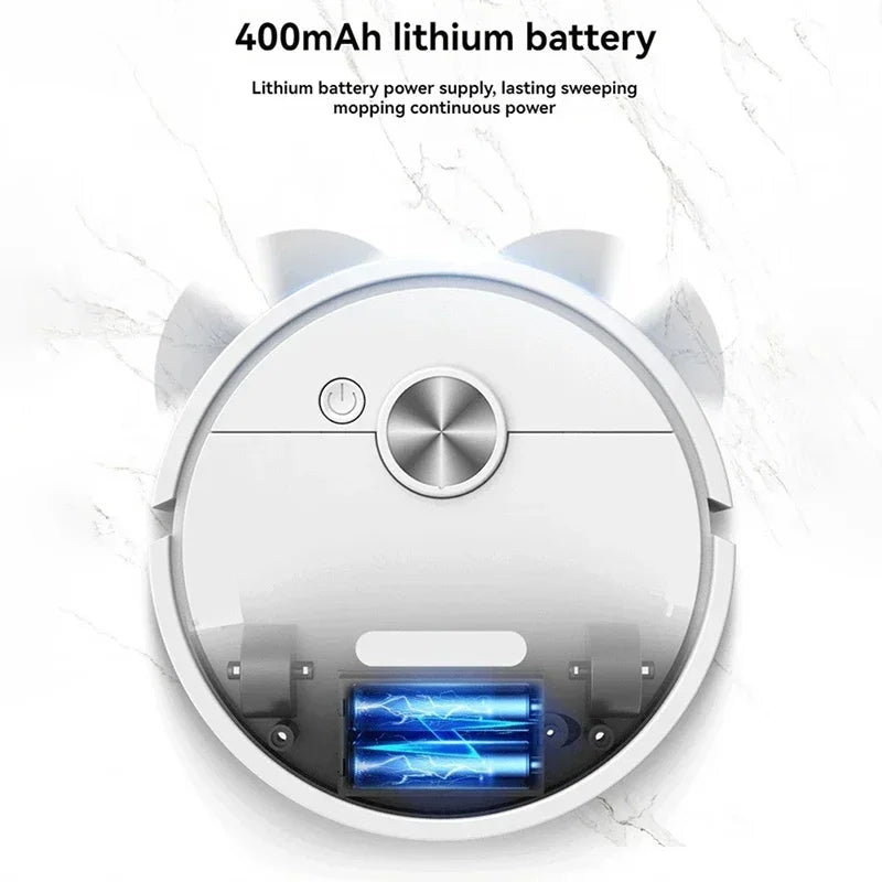 Automatic Robot Vacuum Cleaner  Smart Sweeping & Mopping Robot for Home Cleaning