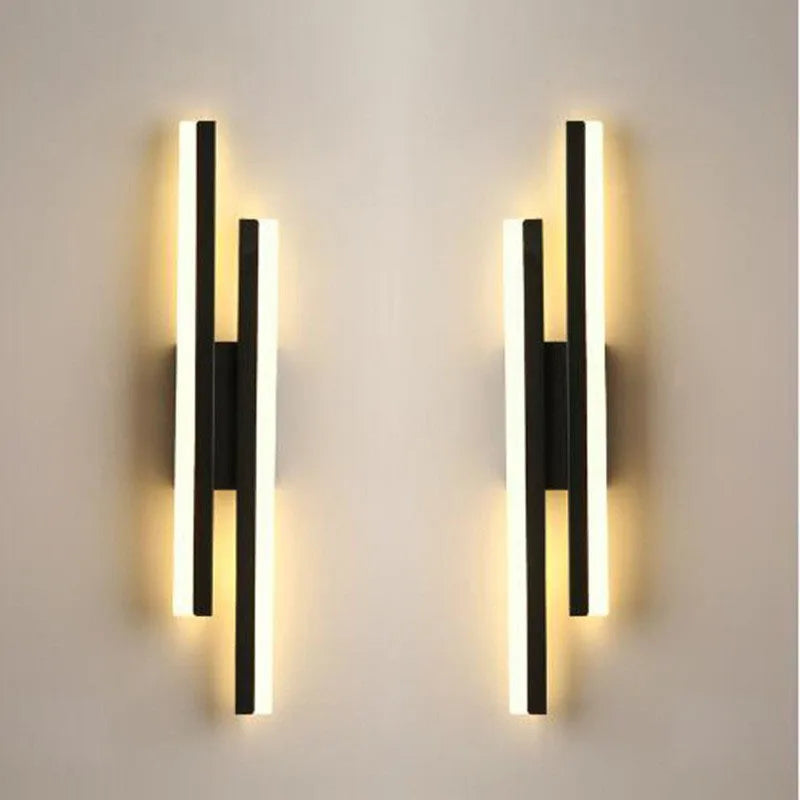 Modern LED Wall Lamp Minimalist Acrylic Wall Sconce Lighting for Living Room, Bedroom & Hallway