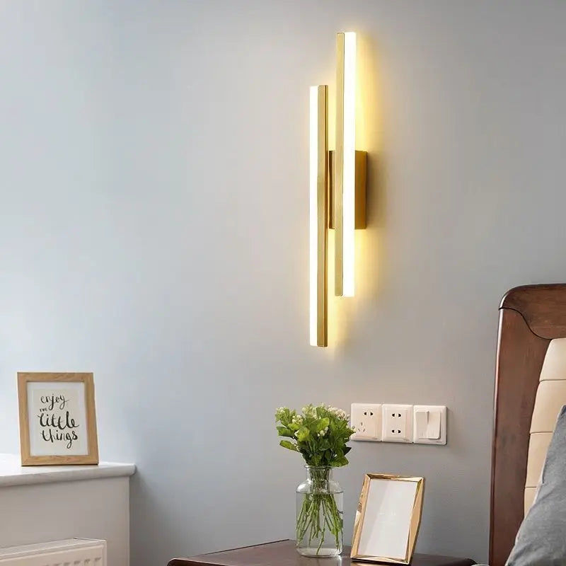 Modern LED Wall Lamp Minimalist Acrylic Wall Sconce Lighting for Living Room, Bedroom & Hallway