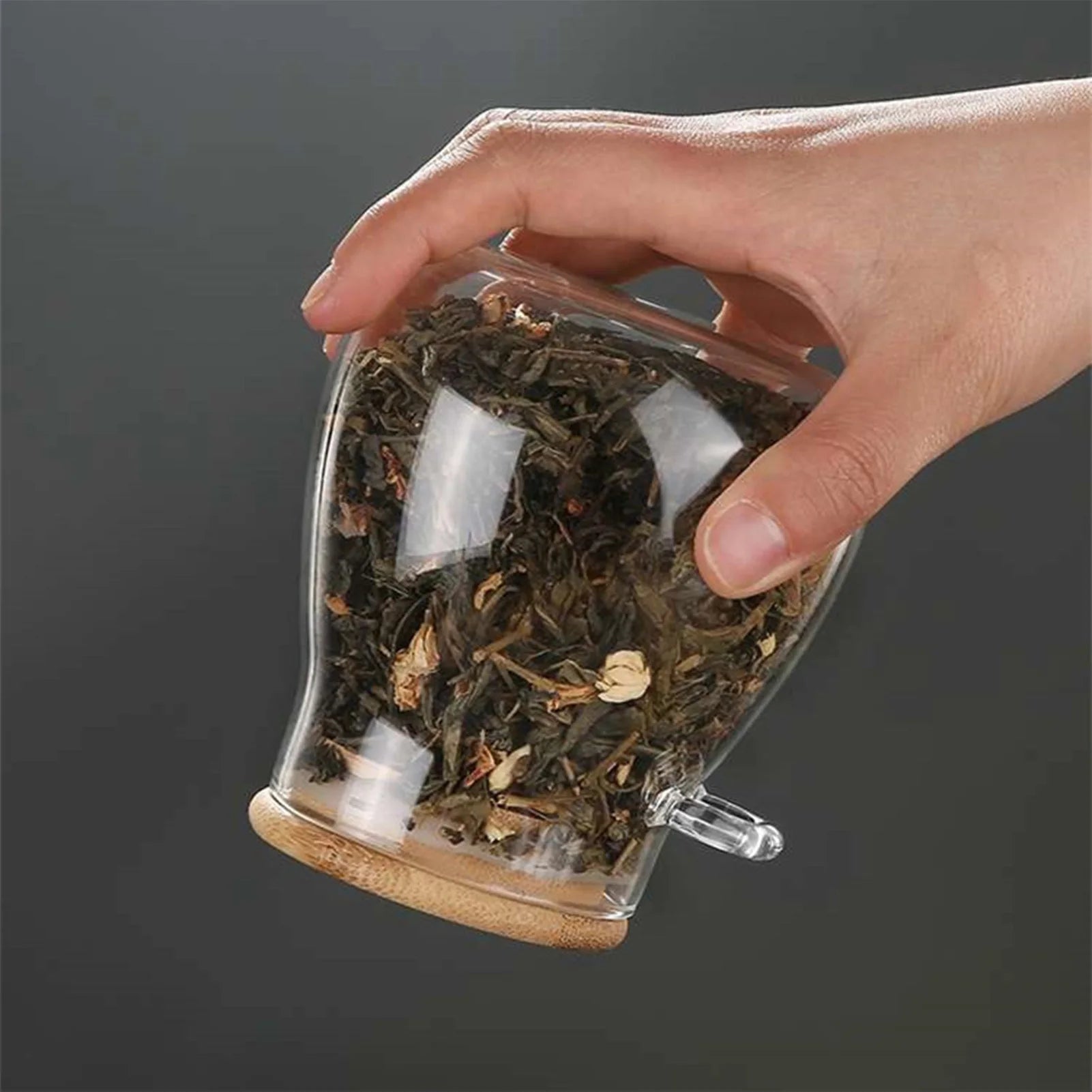 Prepora PureSeal Glass Canister with Bamboo Lid