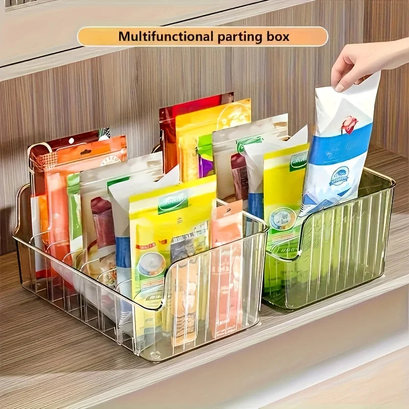 FlexiStore Modular Spice & Pantry Organizer  Detachable Storage Box for Fridge, Cabinet & Countertop
