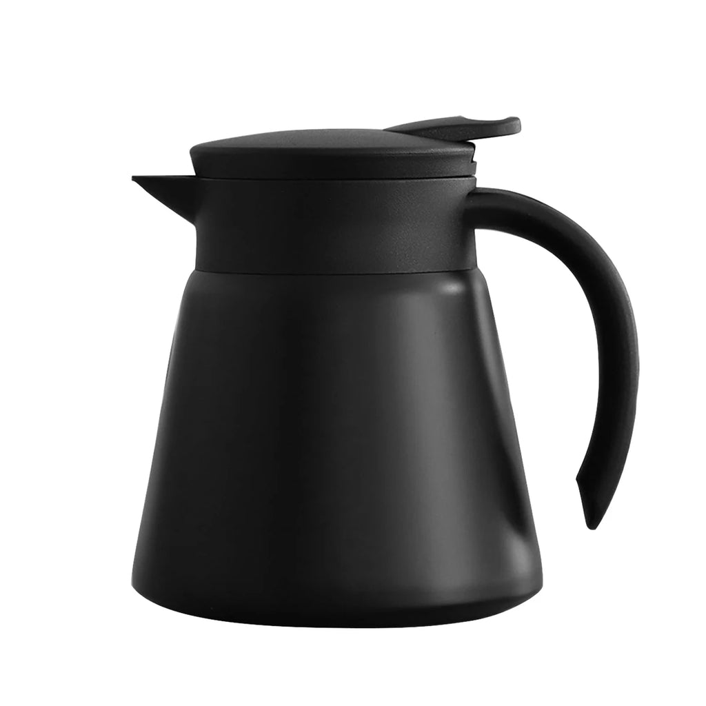 Modern Thermal Coffee Carafe  Double Wall Stainless Steel Insulated Tea & Coffee Pot (600ml)