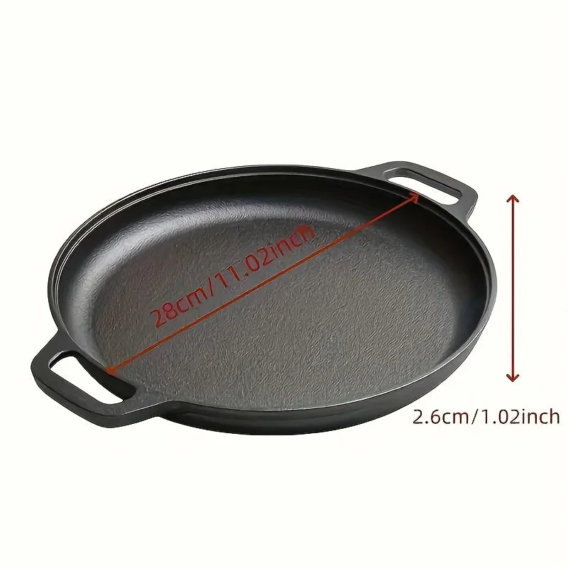 Prepora IronCore Non-Stick Cast Iron Frying Pan – Durable Multi-Use Skillet for Everyday Cooking. 28cm Professional Skillet