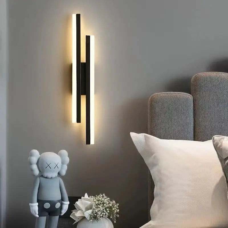 Modern LED Wall Lamp Minimalist Acrylic Wall Sconce Lighting for Living Room, Bedroom & Hallway