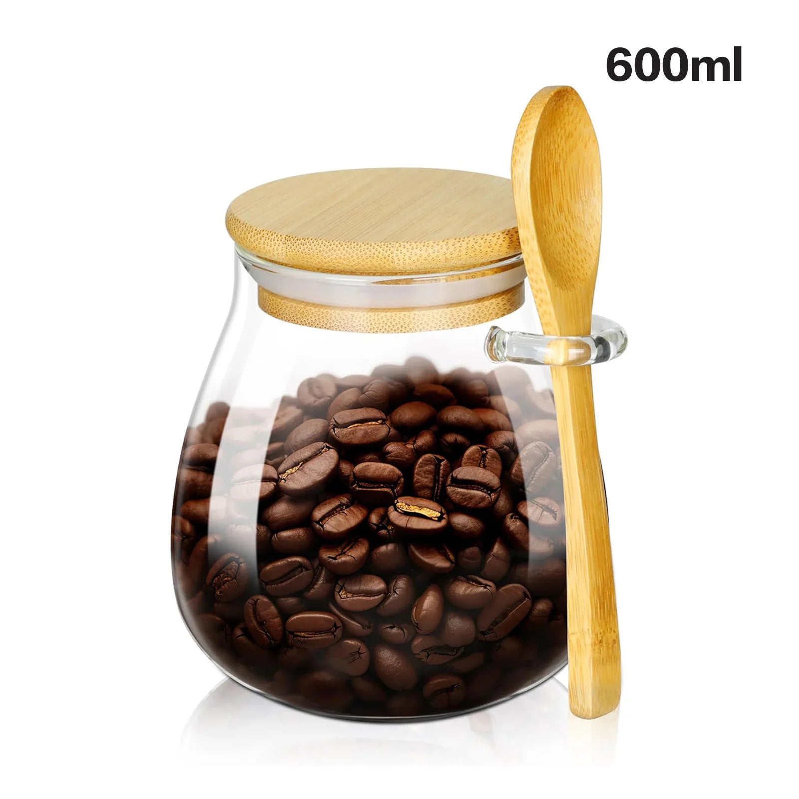 Prepora PureSeal Glass Canister with Bamboo Lid