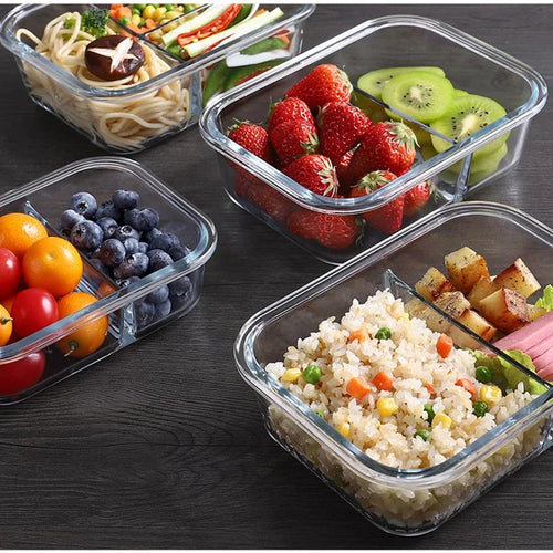 Prepora FreshLock Glass Meal Prep Container – Airtight Leakproof Lunch Box