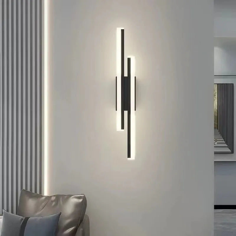 Modern LED Wall Lamp Minimalist Acrylic Wall Sconce Lighting for Living Room, Bedroom & Hallway