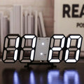 Modern LED Digital Clock  Minimalist Desk & Wall Alarm Clock for Bedroom, Living Room & Home Decor