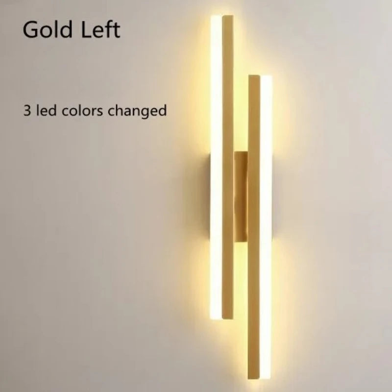 Modern LED Wall Lamp Minimalist Acrylic Wall Sconce Lighting for Living Room, Bedroom & Hallway
