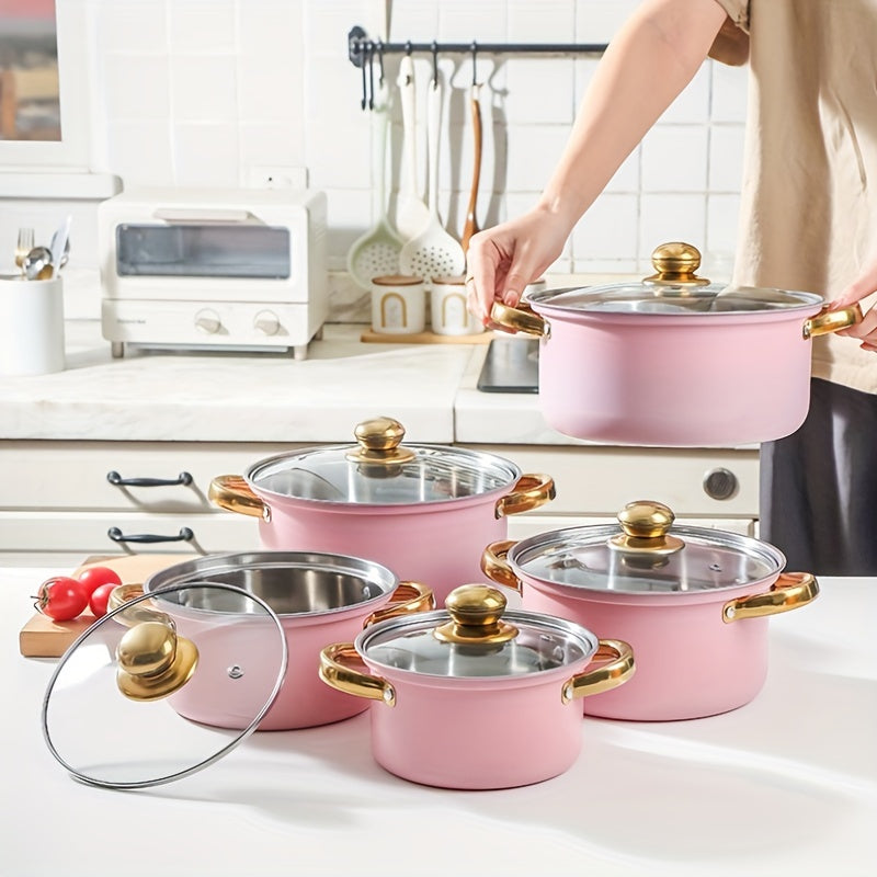 Elite Stainless Steel Cookware Set  Professional Kitchen Collection (10–15 Pieces)